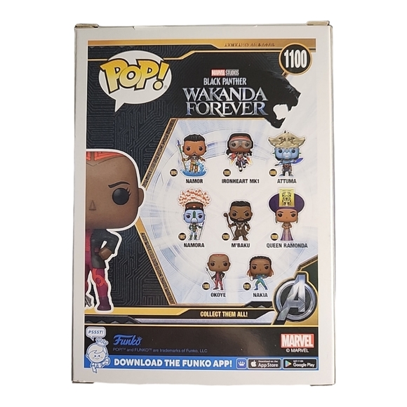 NIB - Funko Pop! Marvel: Black Panther: Wakanda Forever -  Okoye #1100 - Picture 2 of 6